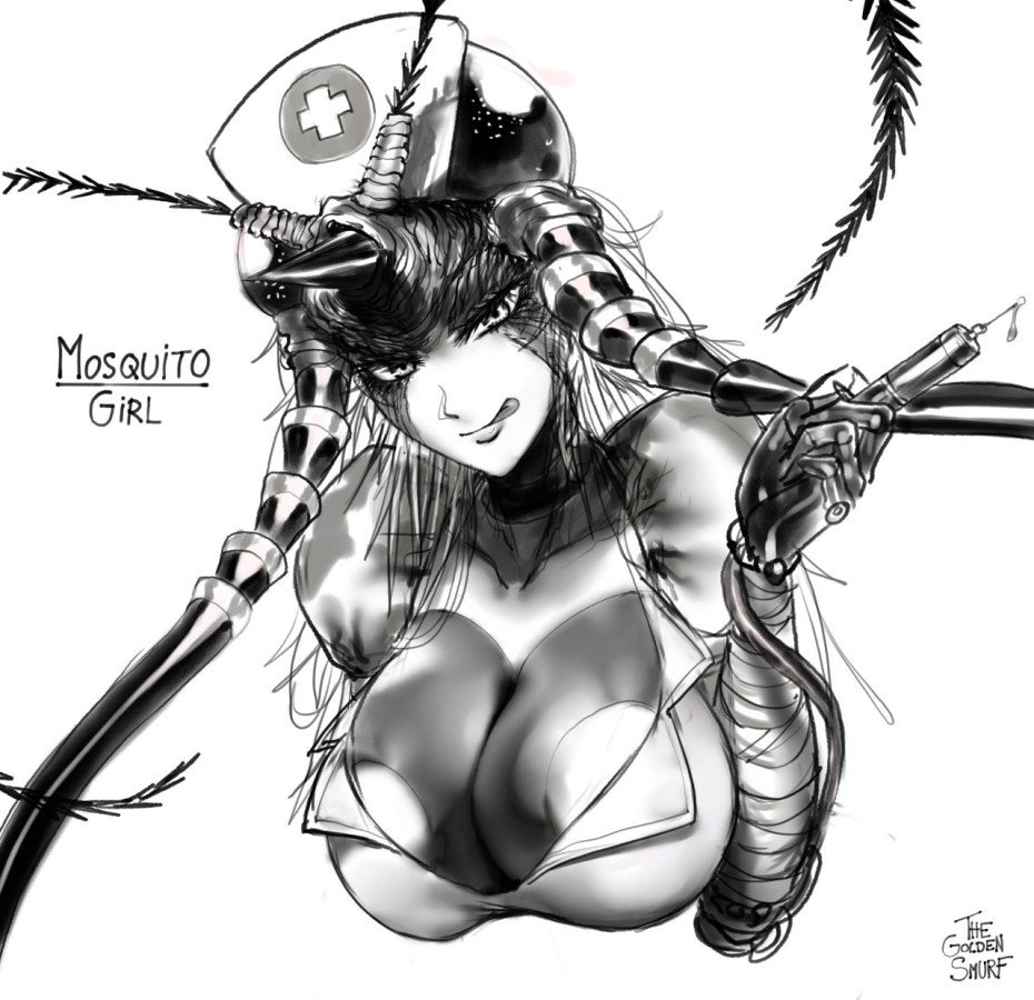 One punch man mosquito girl hentai фото 49