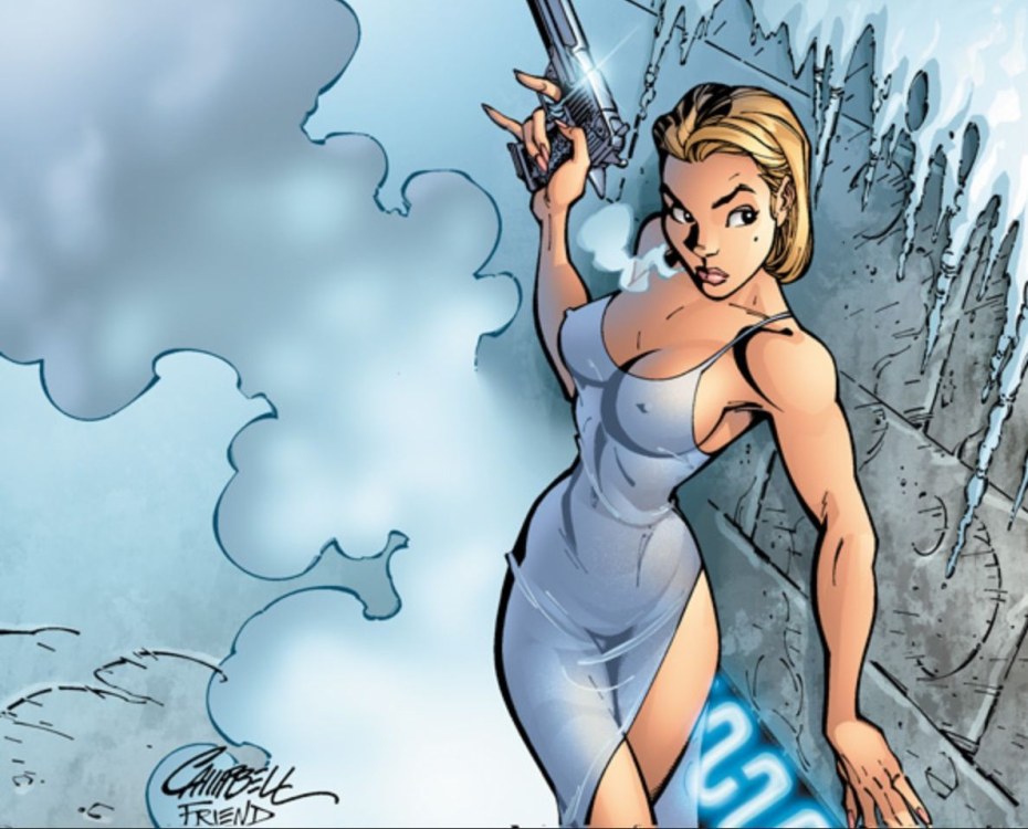 Девушка комикс Danger girl nude