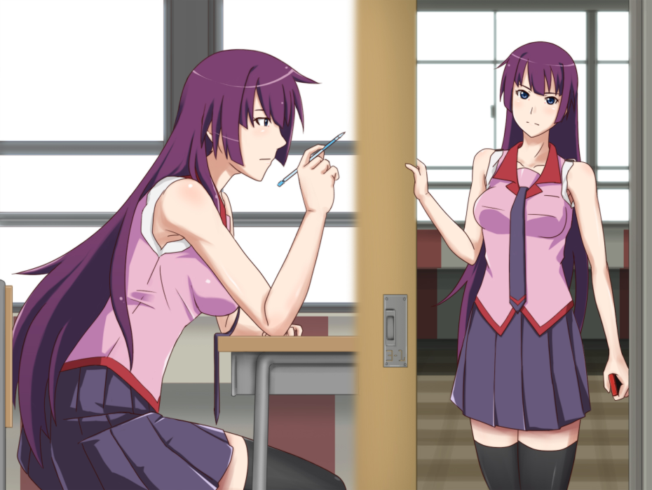 Hitagi Senjougahara Suruga Kanbaru