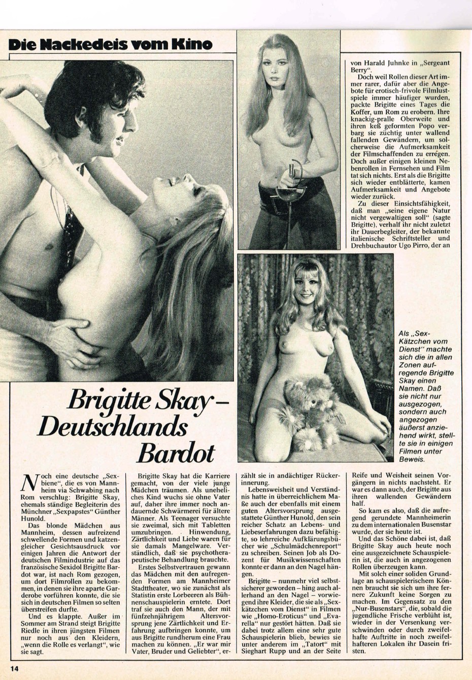 Французская порноактриса Бриджит Лахай