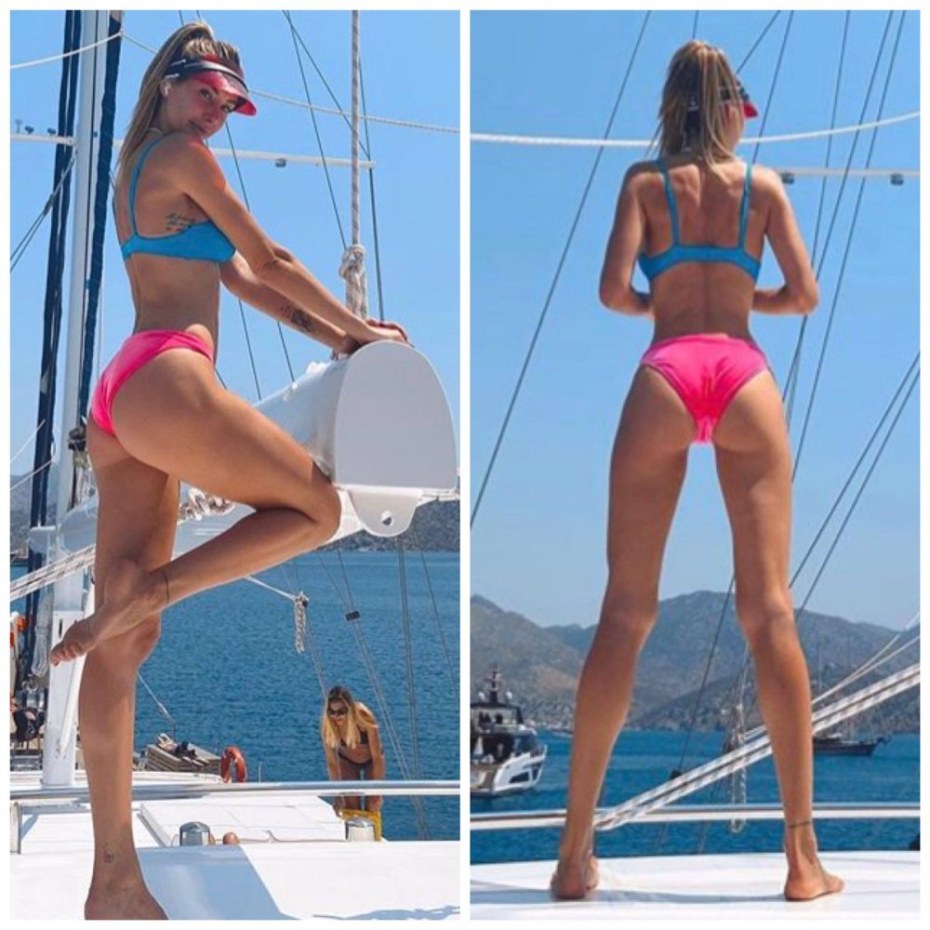 Çagla Şimşek в Нижнем белье голая