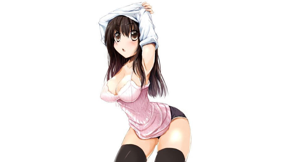 Аниме девушки в нижней одежде