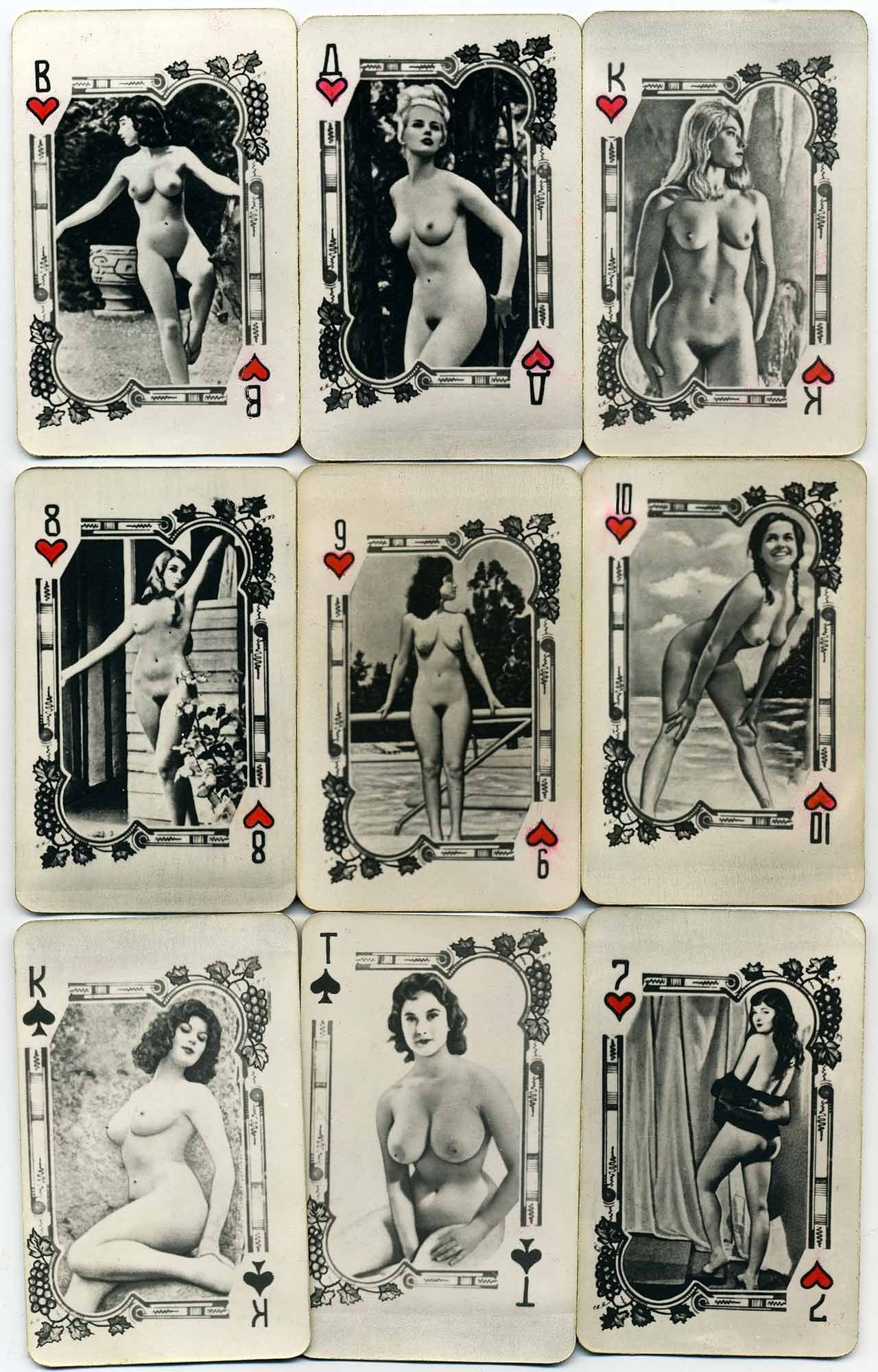 старые игральные карты с голыми бабами (120) фото