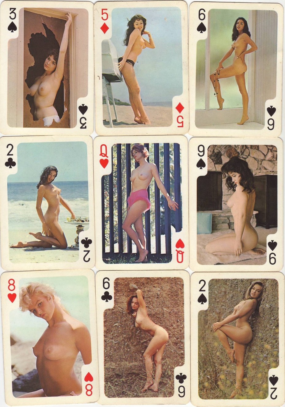Игральные ретро карты с голыми бабами (90 фото) - порно и эротика  HuivPizde.com